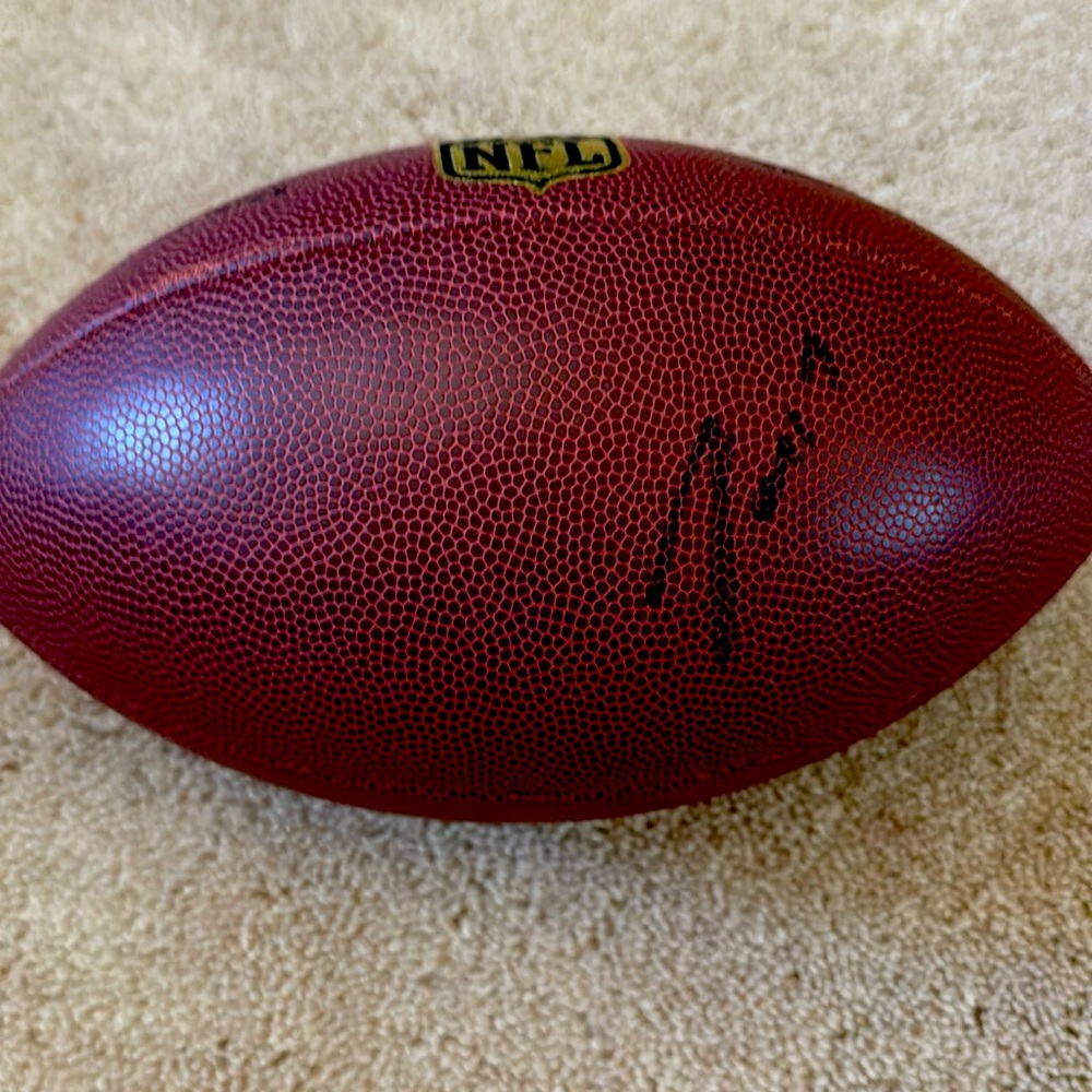 Josh Allen autograph football